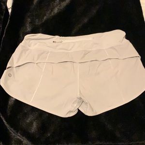 White Lululemon Short